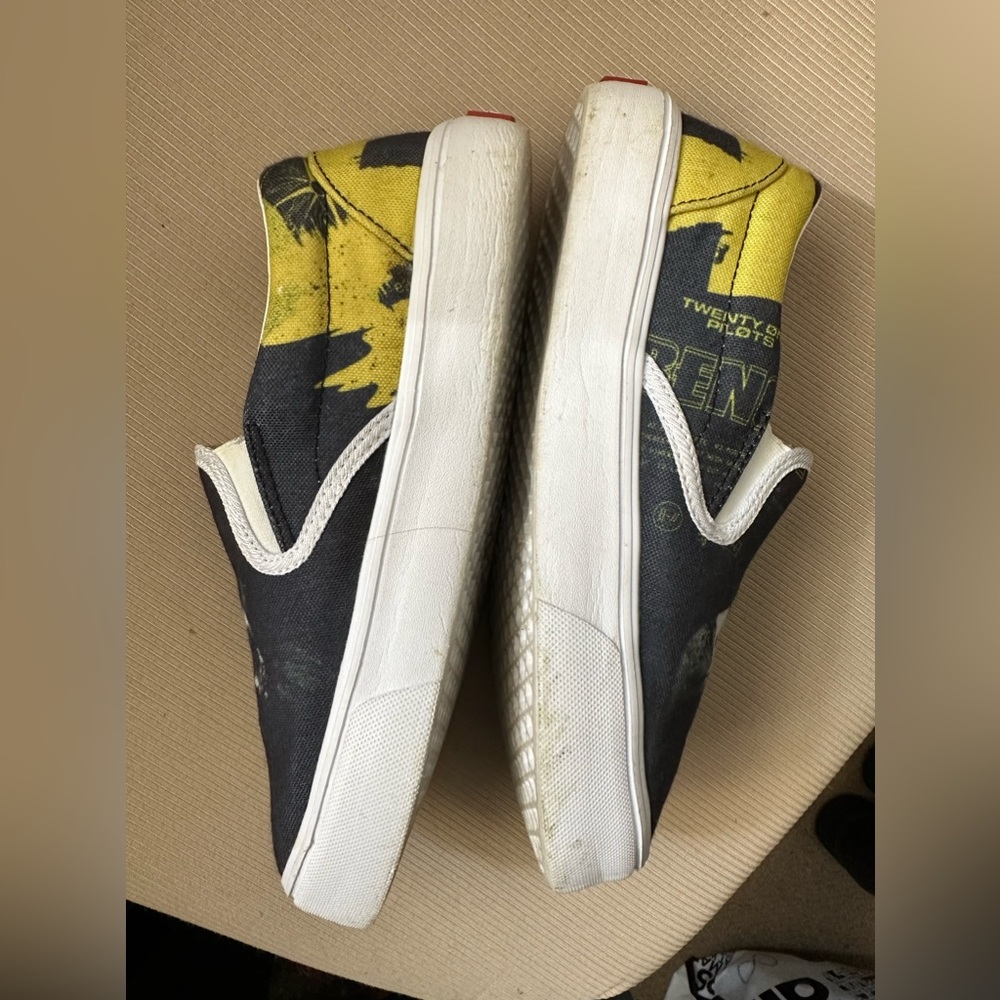 Twenty-One Pilots Canvas Shoes By Three In - Euc - image 2